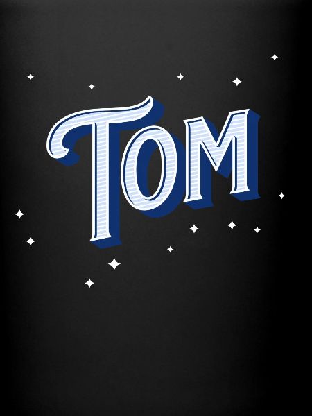 Tom's name personalized