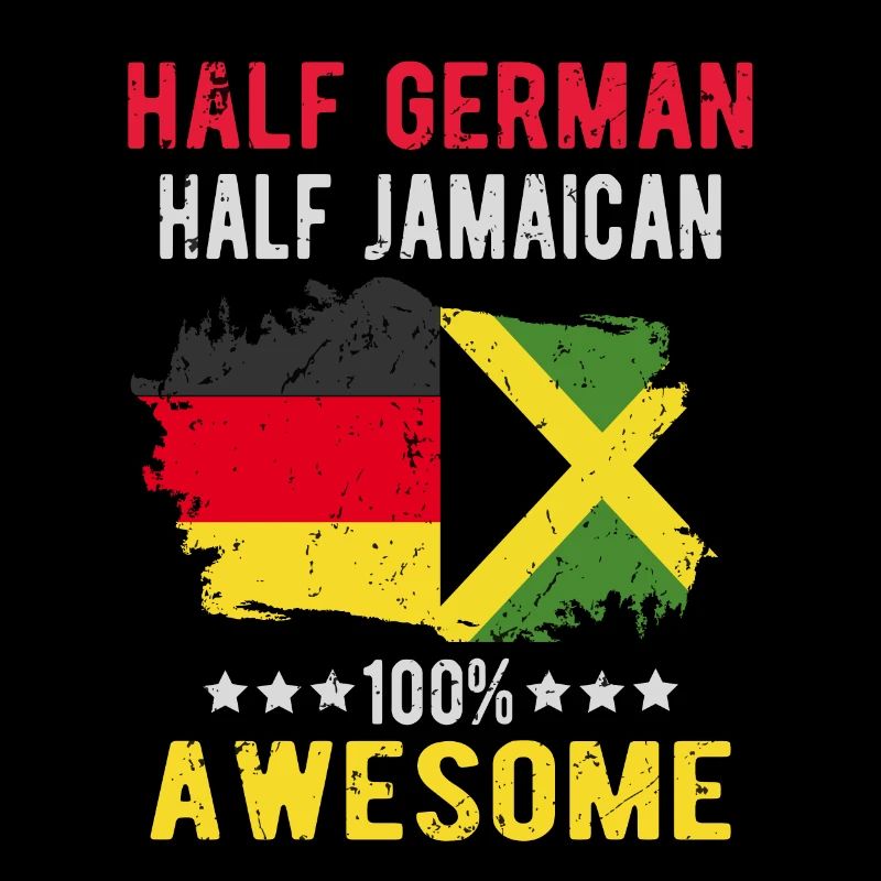 Moitié allemand moitié jamaïcain