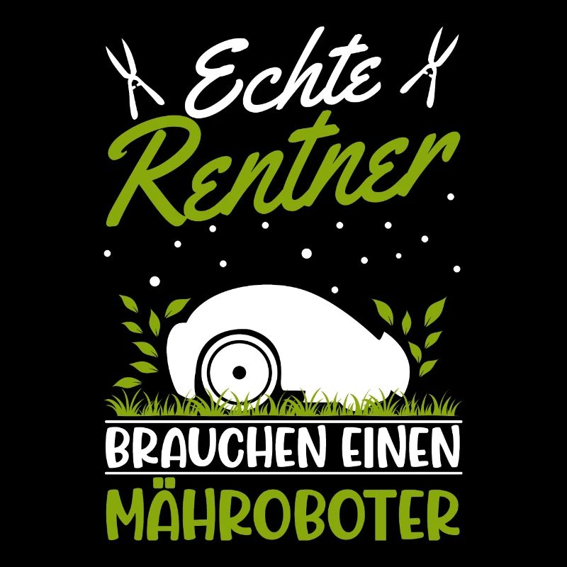 Echte Rentner brauchen einen Mähroboter Mähroboter