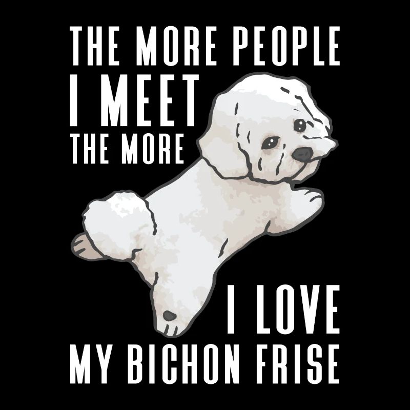 Bichon Frisé Propriétaire Chiens Cadeau