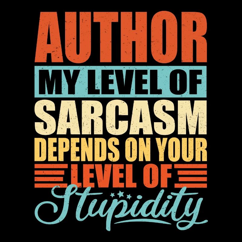 Author sarcasm Funny author