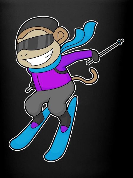 Monkey Skier Skier Skier