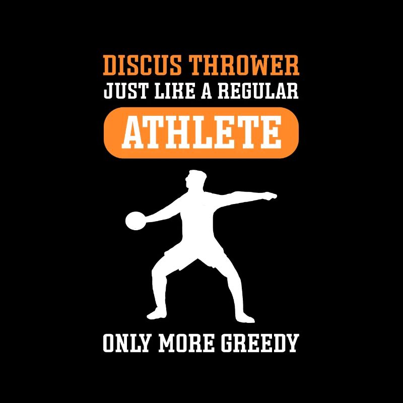 Diskus-werfer. Vintage Diskuswerfen