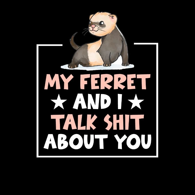 Frettchen Schlankes Wiesel Frettchen