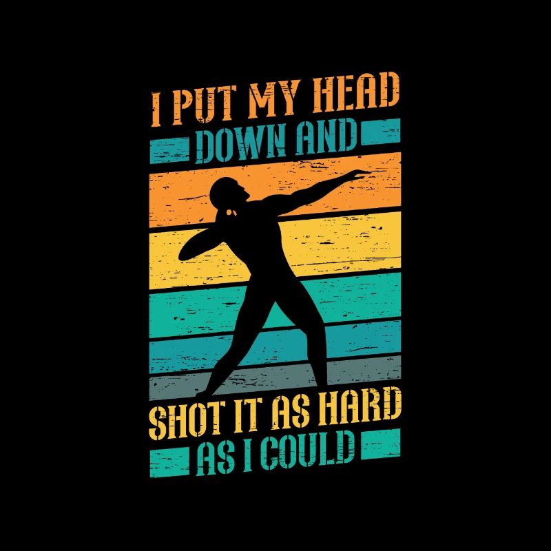 Put my head down and shoot