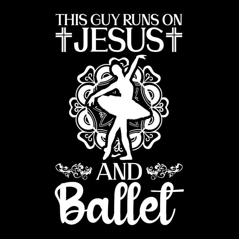Ce type court sur Jésus et les danseurs de ballet