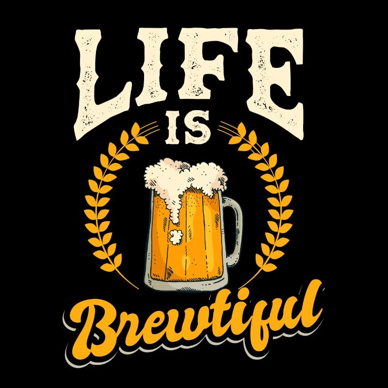 Drinking beer