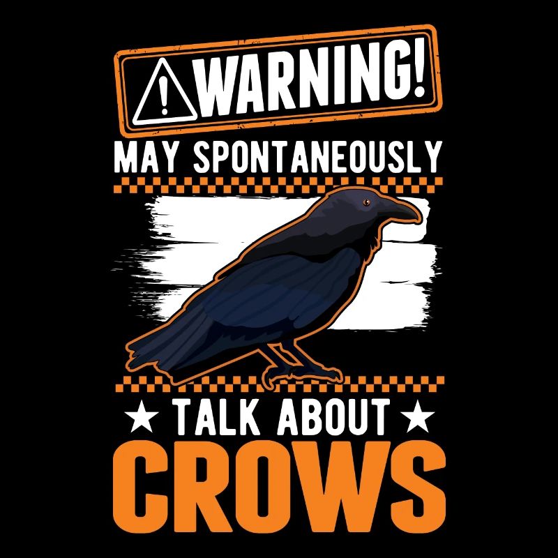 Warning Crow Gift Raven Crow