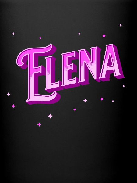 Elena's name personalized