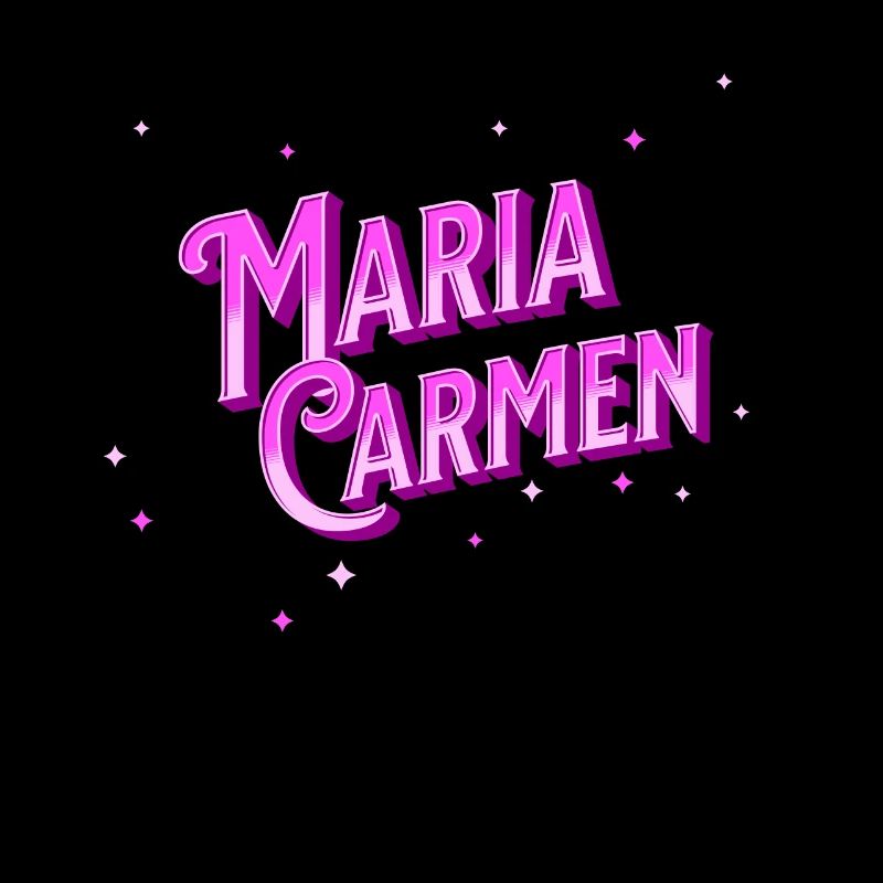 Maria Carmen name personalized