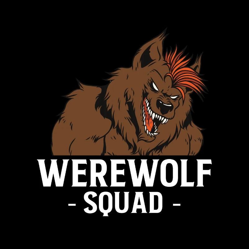 Werewolf Squad Werewolf Shirt Gift