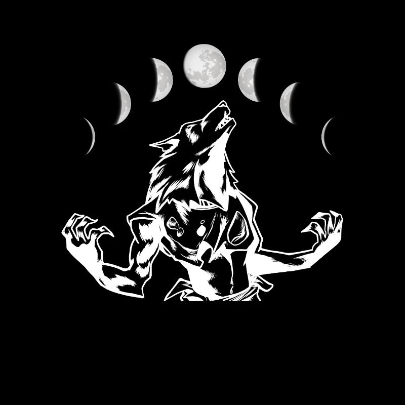 Mond Werwolf Shirt Geschenk