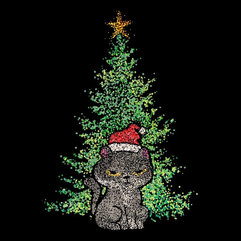 Chat Chats de Noël Grouch Arbre de Noël