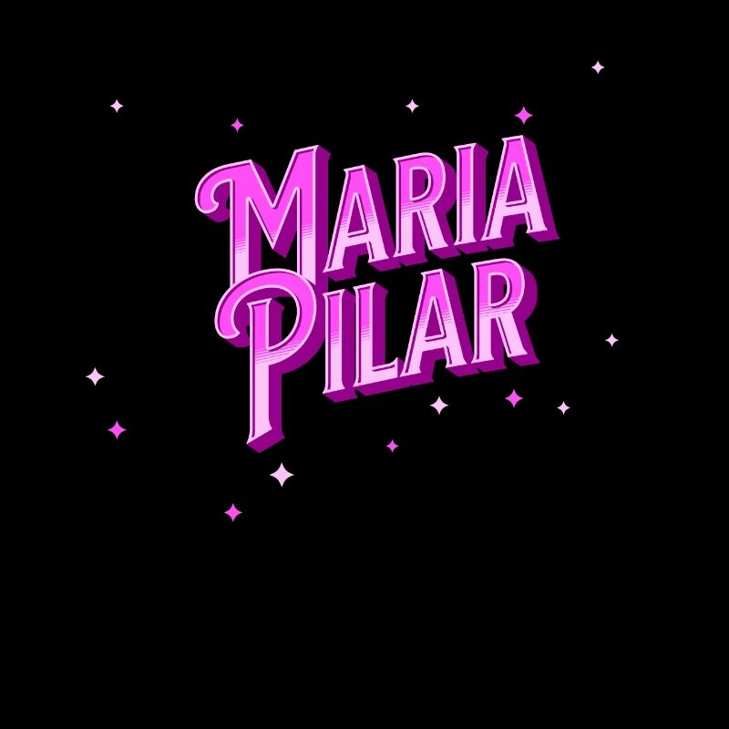 Maria Pilar name personalized