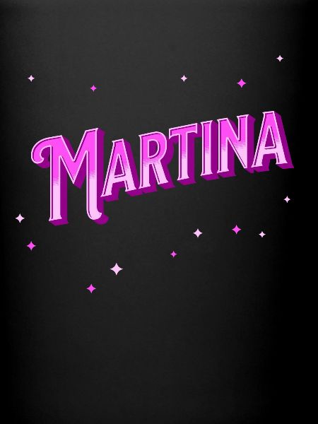 Martina's name personalized
