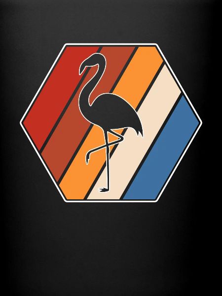 Flamant rose Rétro
