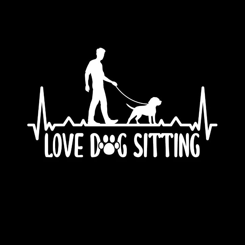 Herzschlag Herzlinie Herzfrequenz Hunde Sitter