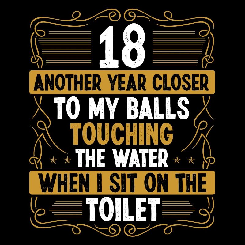 18 Year Old Funny Idea for Men Sarcasm Humor