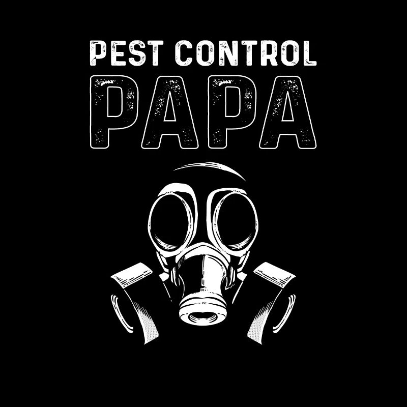Schädlingsbekämpfung Papa. Exterminator Dad.