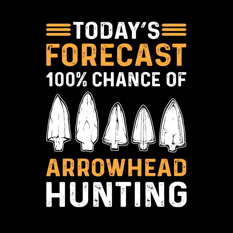 Collecte de pointes de flèches. 100% de chance de pointe de flèche