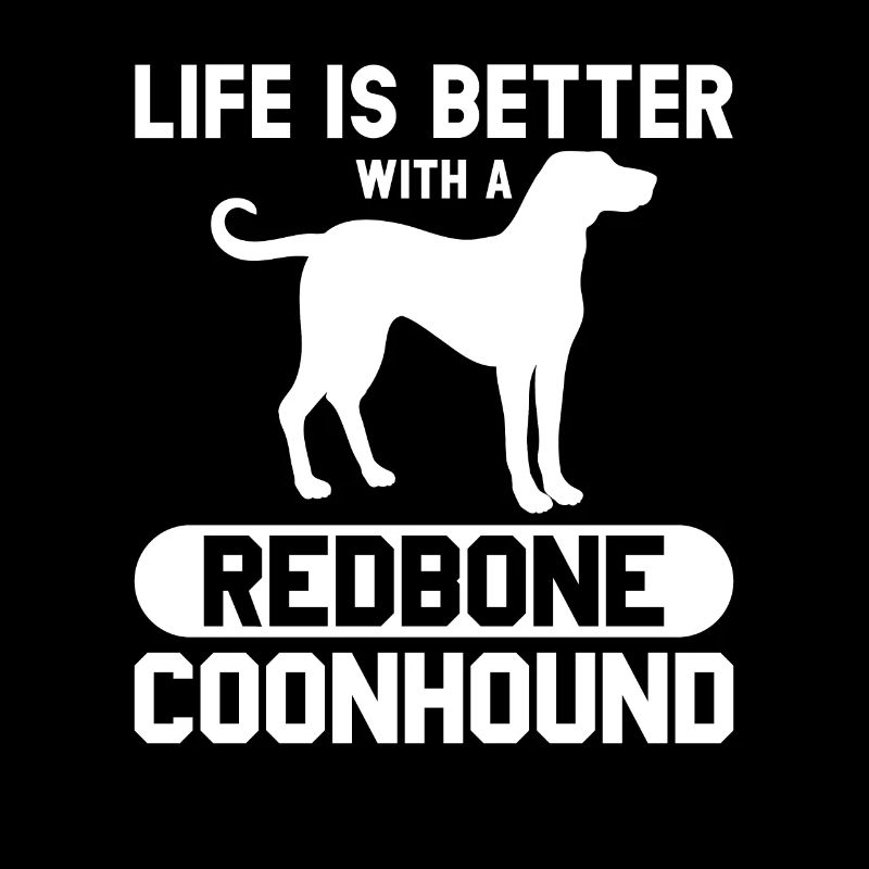 Redbone Coonhound Hund Geschenk