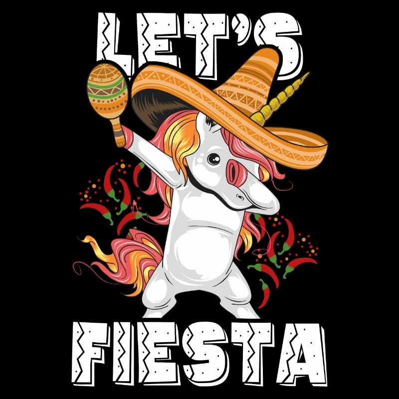 Cinco De Mayo Party Cute Dabbing Mexican Unicorn