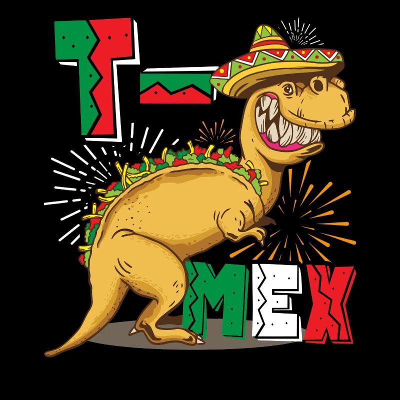 Tacosaurus T Rex Taco Cinco De Mayo Dinosaurier