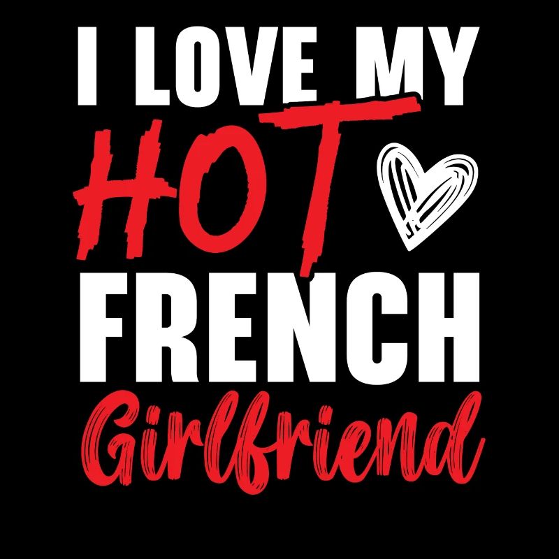 J’aime mon petit ami chaud Français Saint-Valentin
