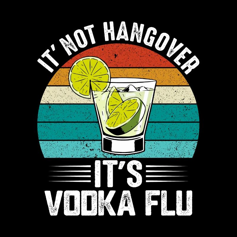 Vintage Vodka Drinker Lover Drinker Lifestyle
