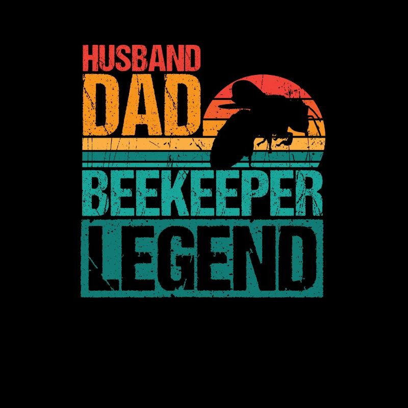 Husband Dad Beekeeper Legend Shirt Imker