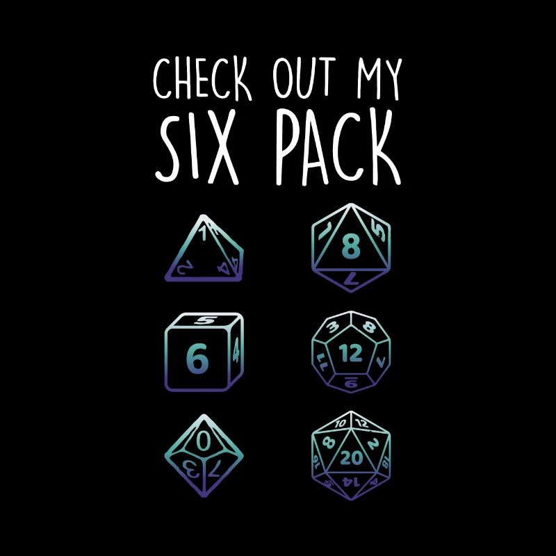 Découvrez mes dés Six Pack