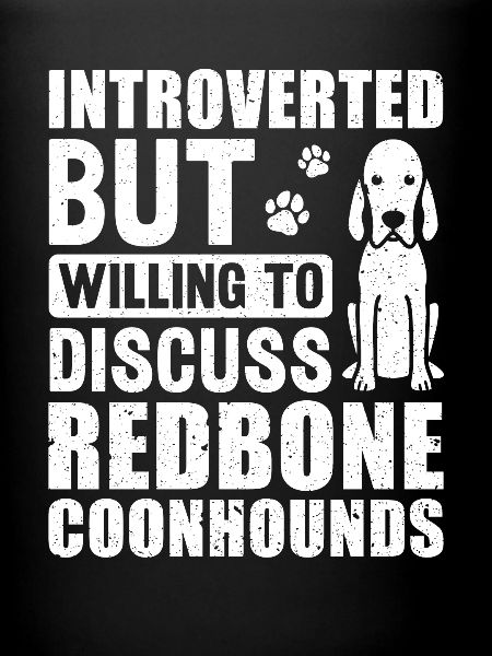 Redbone Coonhound Chien Cadeau