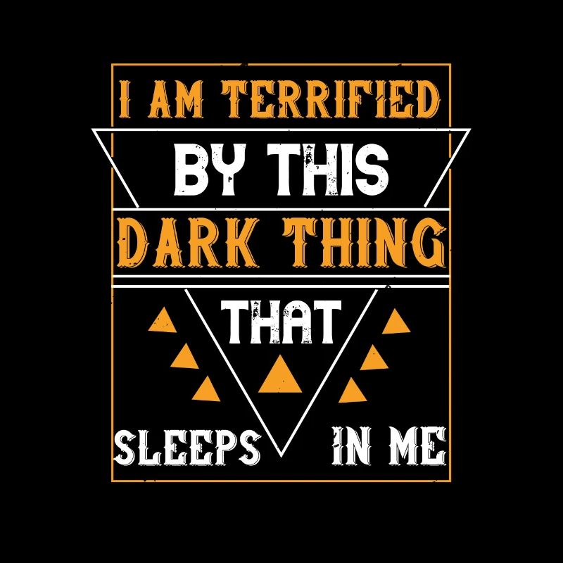 Ich habe Angst vor diesem dunklen Ding, das in