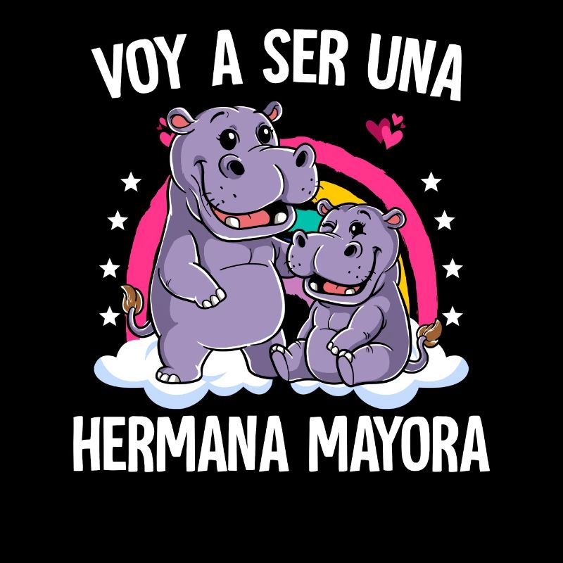 Ich werde große Schwester Nilpferd sein