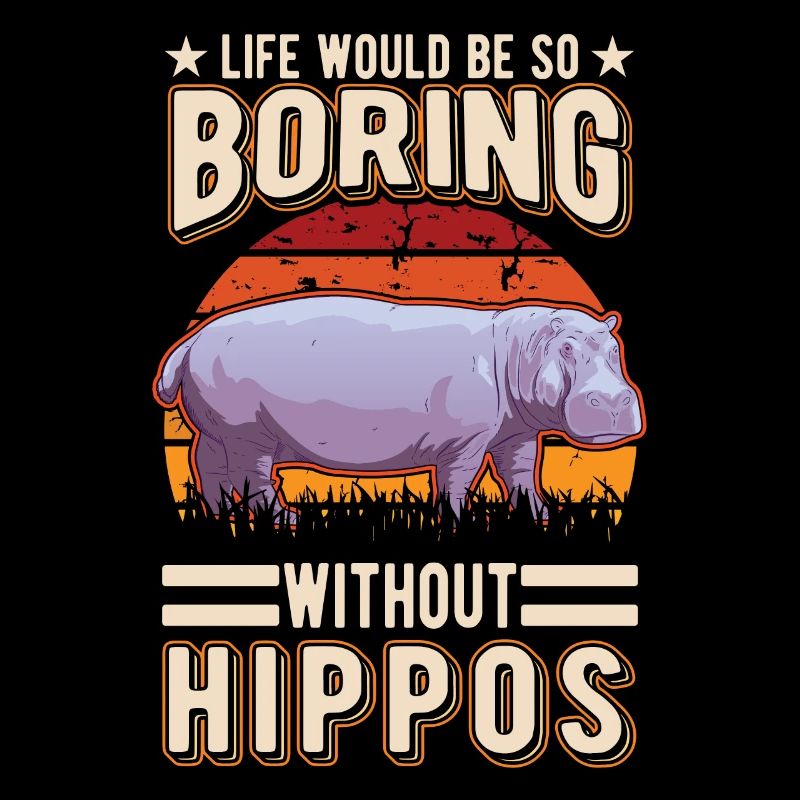 Nilpferd Geschenk Hippo Flusspferd