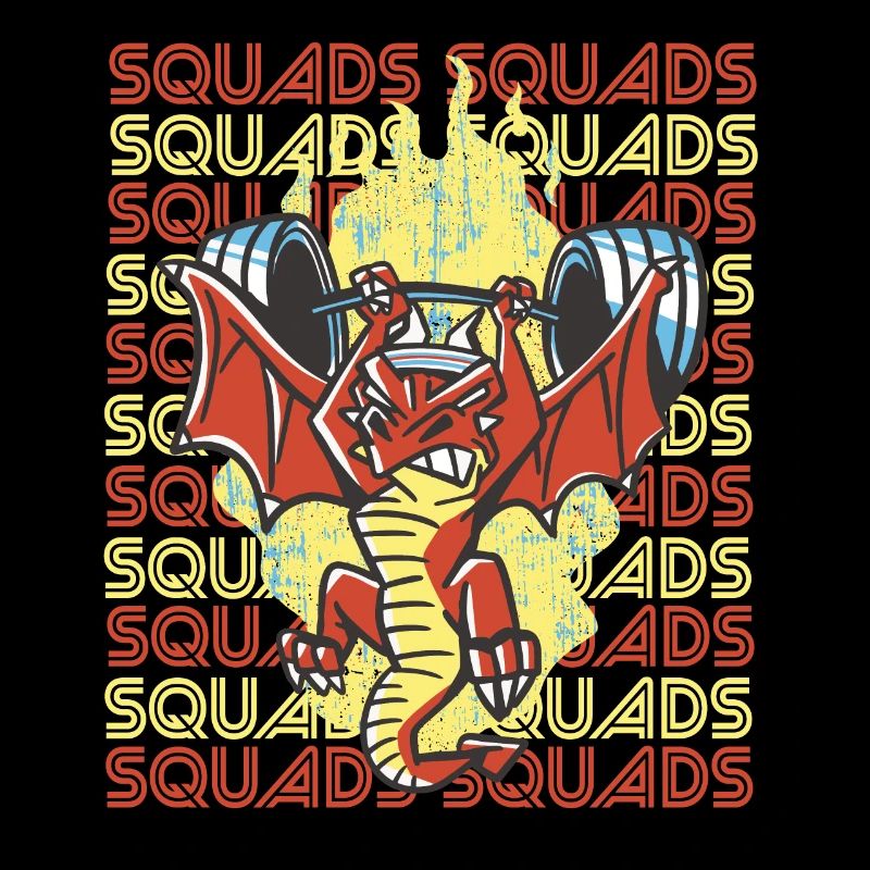 Squads Dragon Gym Workout Strength Training