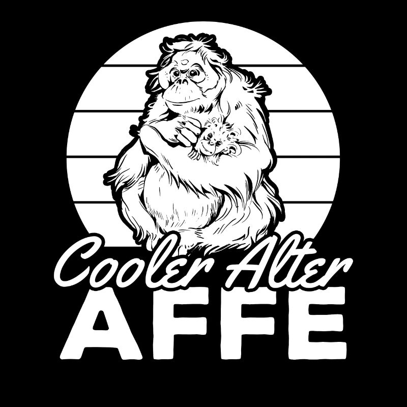 Orang-Utan Affen Schimpanse Affe - Cooler Alter Af