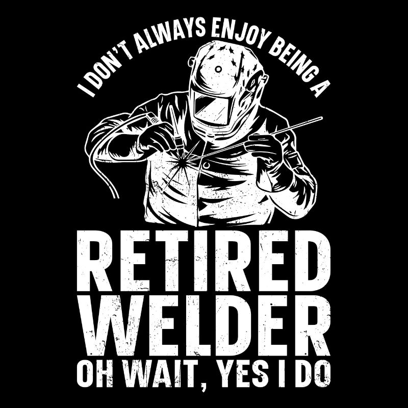 Welder Welding Retirement Vintage