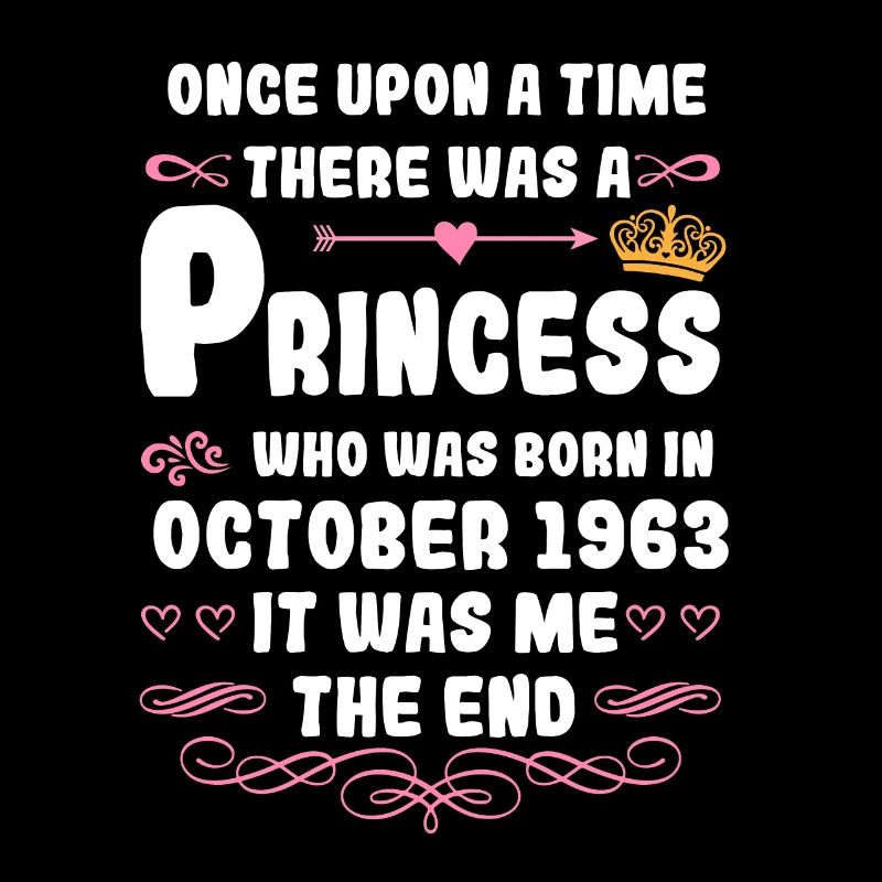 Es war einmal eine Prinzessin. Oktober 1963 Geburt