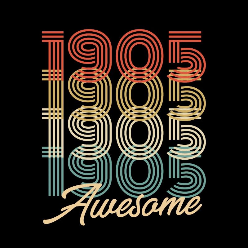 Funny Birthday Awesome 1905