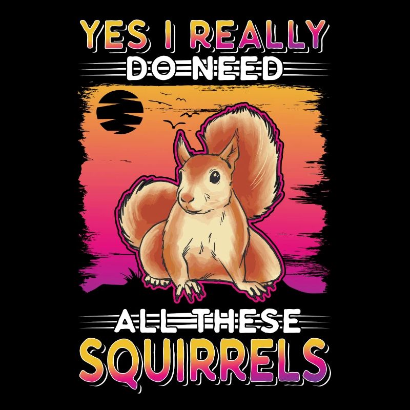 Eichhörnchen Geschenk Grauhörnchen Squirrel