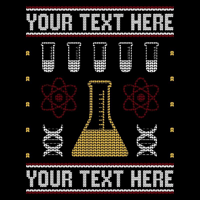 Custom Science Custom Pull de Noël moche