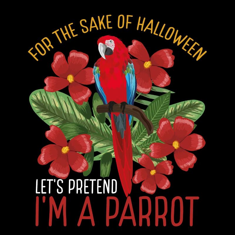 Ich Bin Ein Papagei An Halloween