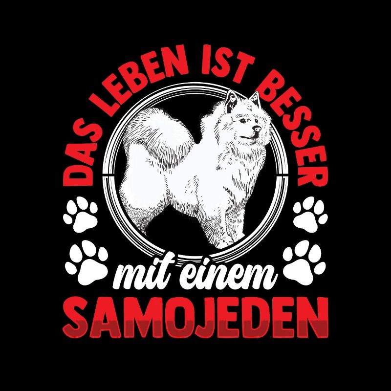 Samojede Leben ist besser Samojedenspitz