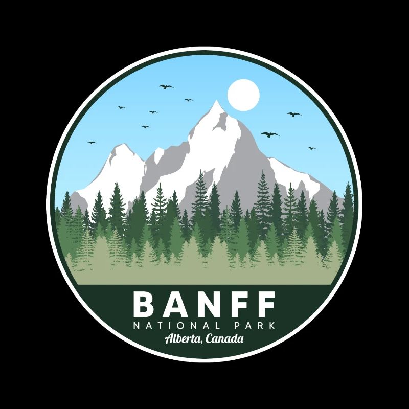 Banff Alberta National Park Canada Souvenir Hiking