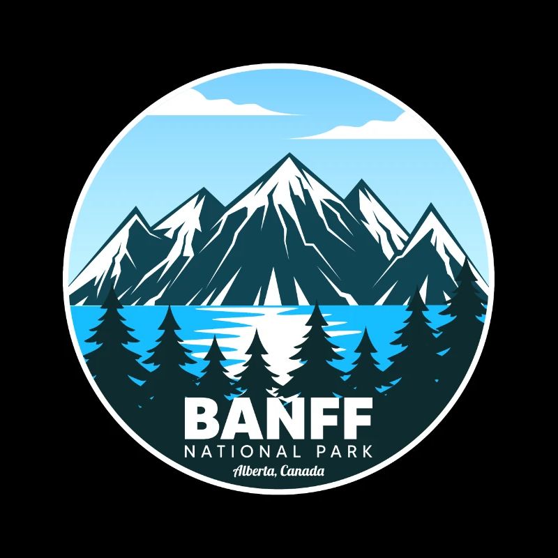Parc national Banff Alberta Lake Canada Souvenir