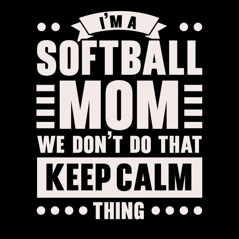 Softball Mom Softball Player Pitcher Catcher