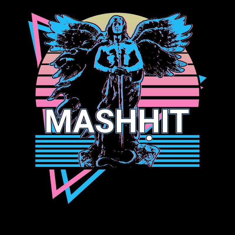 Mashḥit Ange destructeur rétro