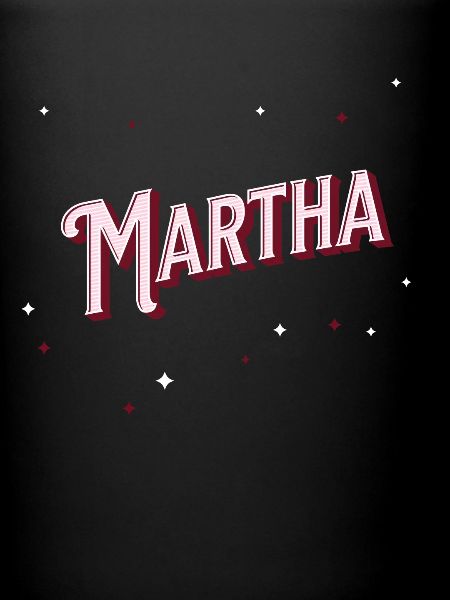 Martha's name personalized