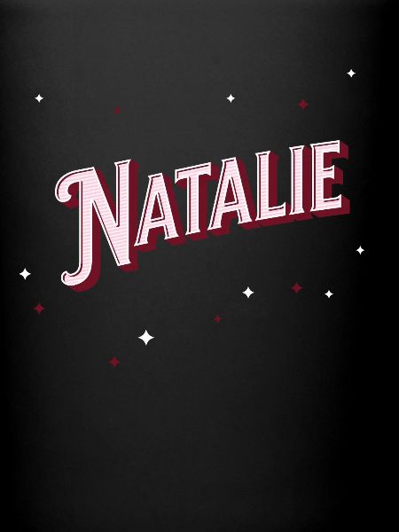 Natalie's name personalized